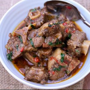 OxTail  Pepper Soup